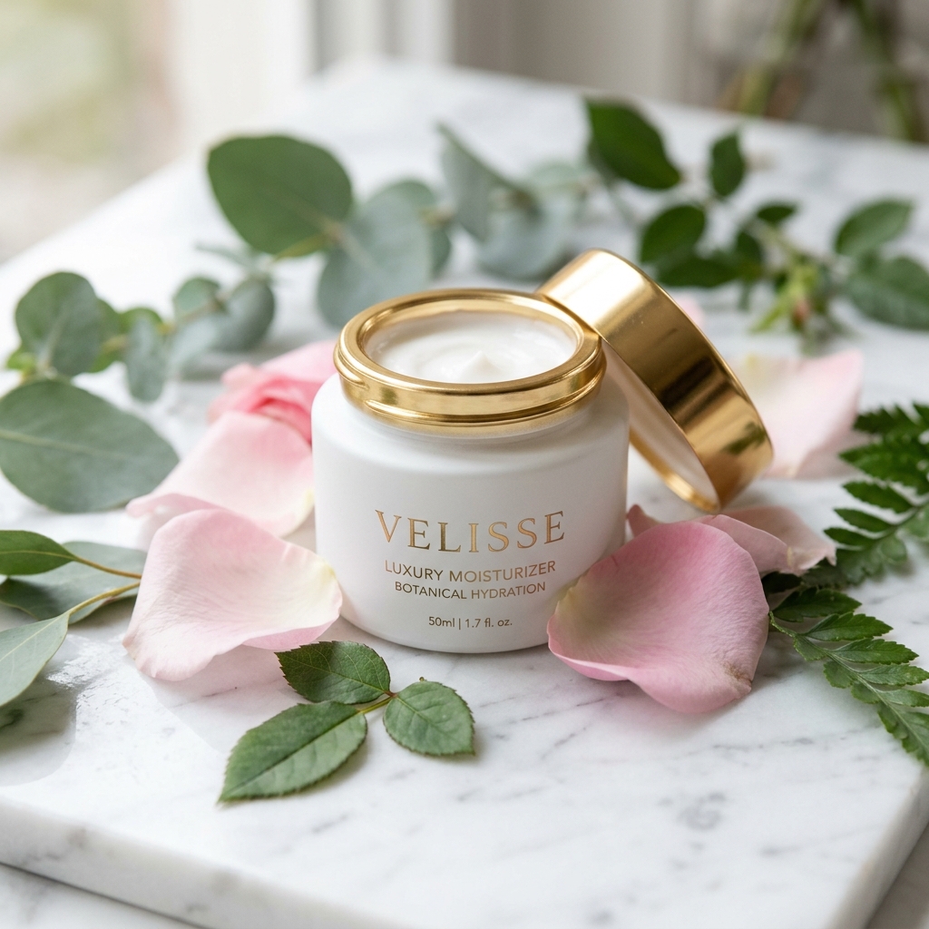 Pot de crème épilatoire Velisse avec ingrédients botaniques